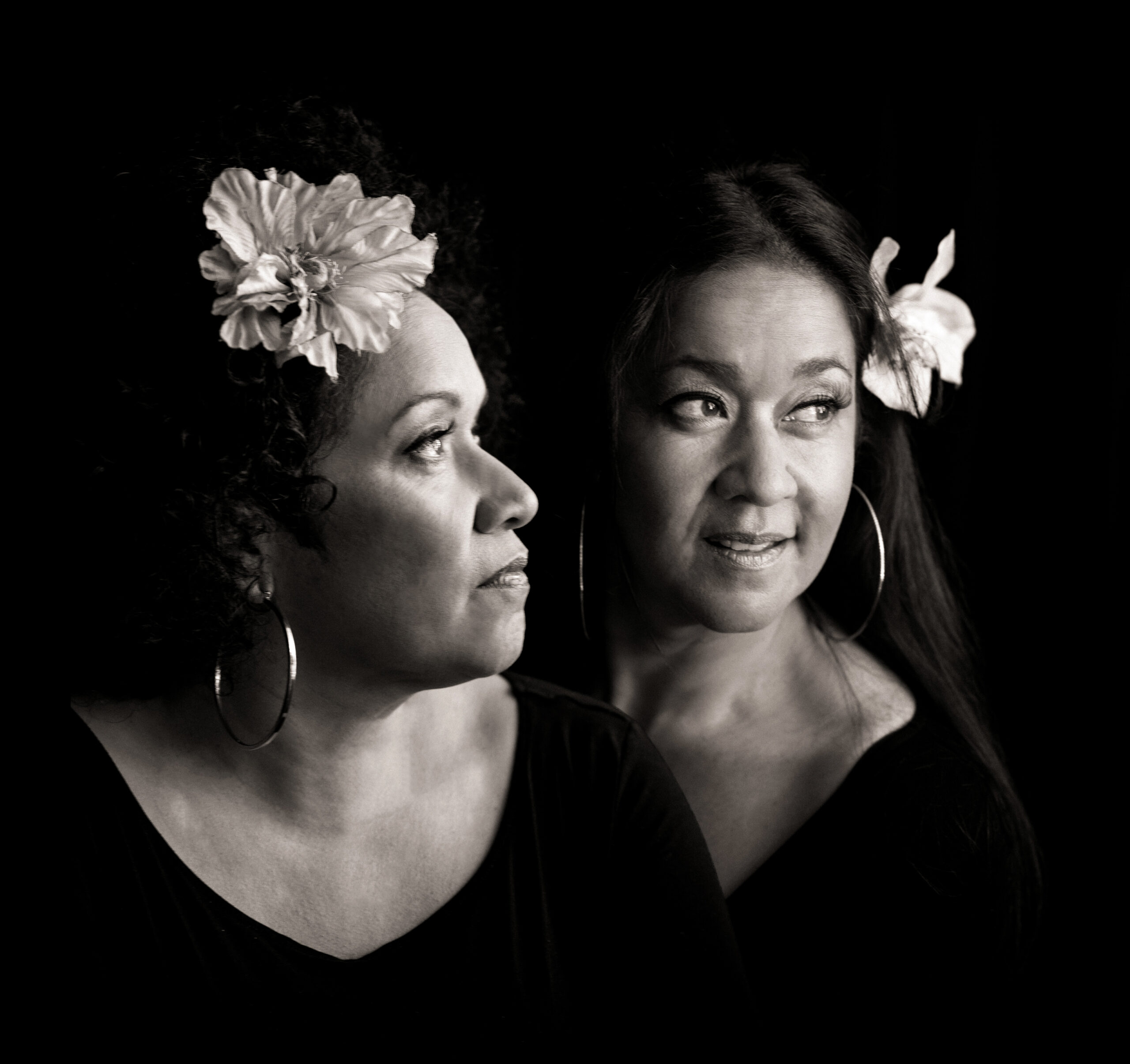 Vika and Linda Headshot BW 2016 HI RES